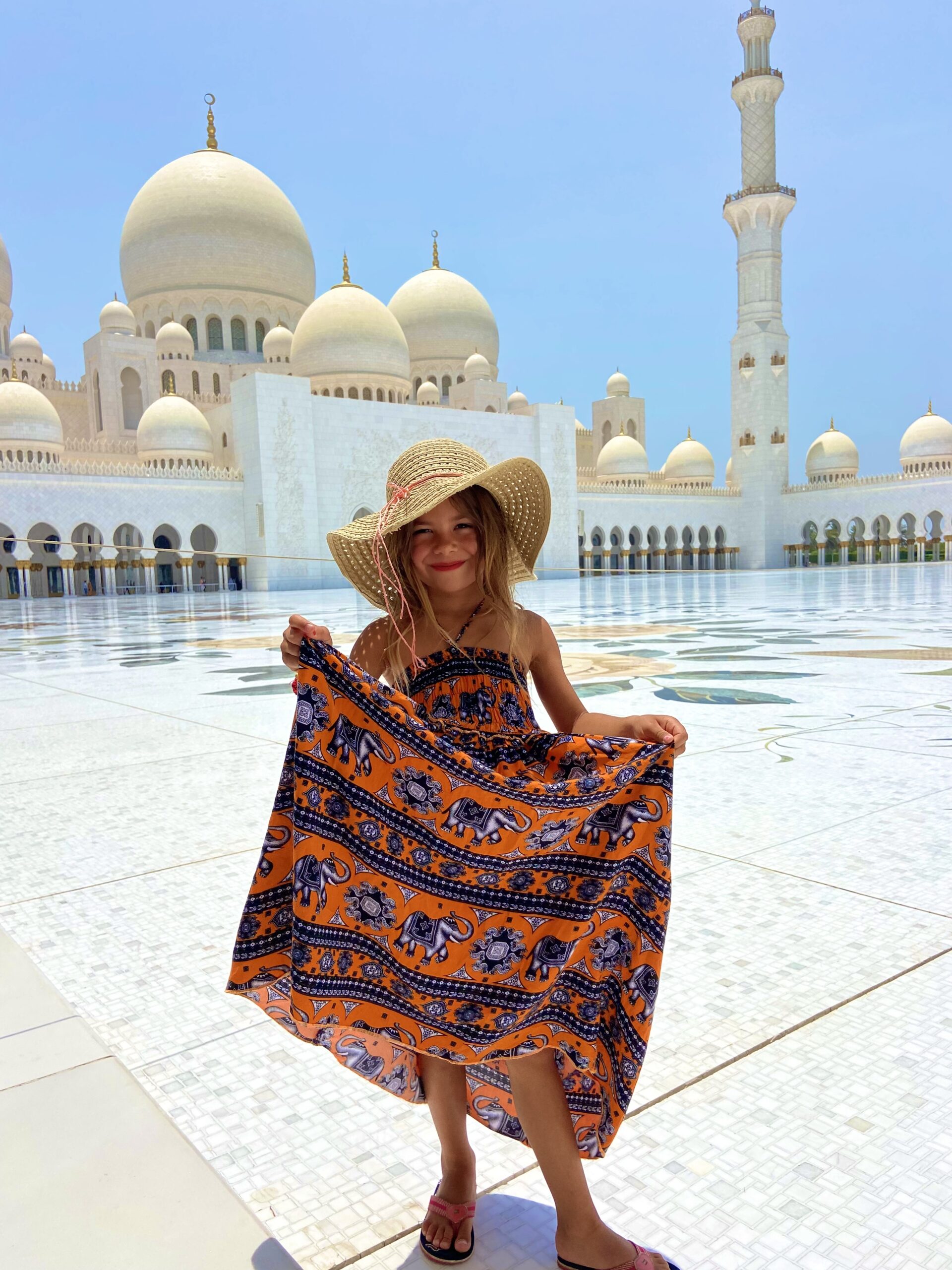 Mese a Zájed sejk mecsetben-Abu Dhabi